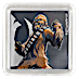 1 oz Star Wars allies Han Solo and Chewbacca Silver Medallion thumbnail