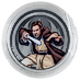 1 oz Star Wars Obi-Wan Kenobi VS Anakin Skywalker Silver Medallion thumbnail