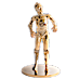 150 Gram Silver Star Wars C-3PO Miniature Figurine thumbnail