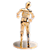 150 Gram Silver Star Wars C-3PO Miniature Figurine thumbnail
