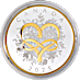 2025 1 oz Canadian Celebrate Love Proof Silver Coin thumbnail