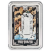 2024 1 oz Niue Tarot Card The Tower Silver Coin thumbnail