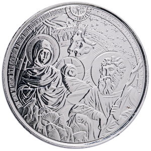5 oz Scottsdale Mint The Bethlehem Nativity Silver Round