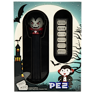 30 Gram PAMP Vampire Silver Pez Dispenser