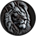 2026 1 oz Cook Islands Black and White Lion Silver Coin thumbnail