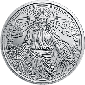 1 oz Christ is Coming Silver Bullion Round