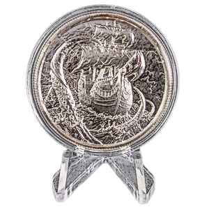 2 oz The Kraken Silver Round (Pre-Owned in Good Condition)