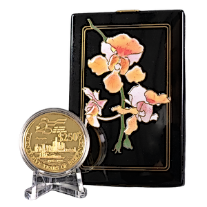 1990 1 oz Singapore Gold 25th Anniversary of Independence Proof Coin