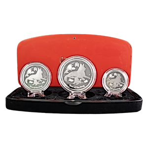 2018 3-Coin Australia Silver Lunar Series 