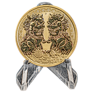 2021 1 oz Australian Gold Guardian Lions Coin (Pre-Owned in Good Condition)