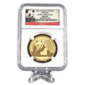 2015 1 oz Chinese Gold Panda Coin - Graded MS 69 by NGC