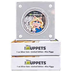 2 pcs of 1 oz 2019 Niue Silver Disney: The Muppets 2 pcs of 1 oz 2019 Niue Silver Disney: The Muppets