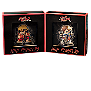 1 set of 1 oz Silver Fiji Street Fighter Series Coins: 