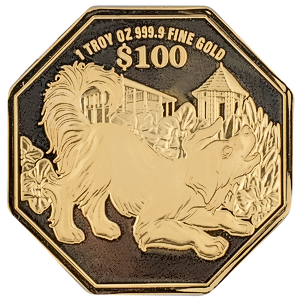 2018 1 oz Singapore Mint Octagon Lunar Series 