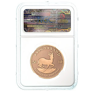 2010 1 oz South African Gold Krugerrand Proof Bullion Coin - Graded PF 69 by NGC