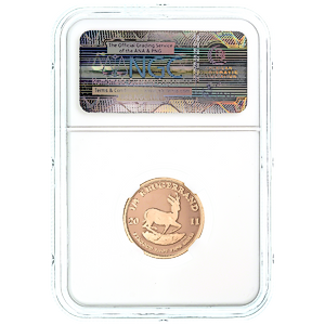 2011 1/4 oz South African Gold Krugerrand Proof Bullion Coin - Graded PF 70 by NGC