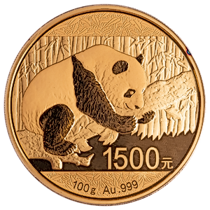 2016 100 Gram Chinese Gold Panda Proof Bullion Coin (Pre-Owned in Good Condition)