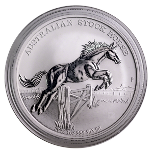 2015 1 oz Australian Stock Horse Series Silver Coin