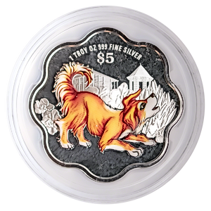 2018 1 oz Singapore Mint Lunar Series 