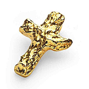 4.2 Gram Degussa Cross-Shaped Gold Pendant