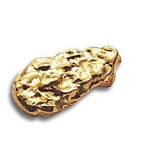10 Gram Degussa Gold Nugget Pendant