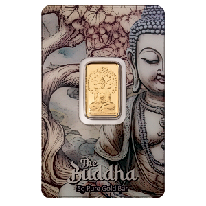 2025 5 Gram PAMP Swiss Buddha Gold Bullion Bar