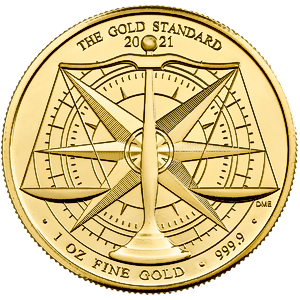 2021 1 oz United Kingdom Gold Standard Bullion Coin (Pre-Owned in Good Condition)