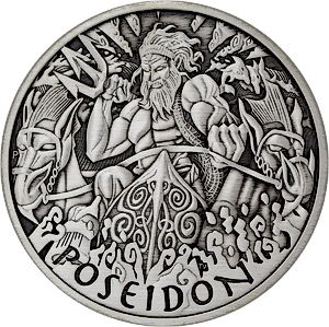 2021 5 oz Tuvalu Gods Of Olympus 