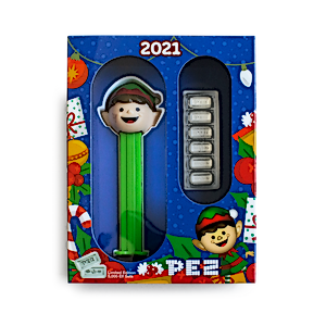 2021 30 Gram PAMP Christmas Elf Silver Pez Dispenser