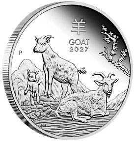 2027 1/2 oz Australian Lunar 