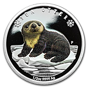 Tuvalu Silver Polar Babies 2017 - Sea Otter - 1/2 oz Tuvalu Silver Polar Babies 2017 - Sea Otter - 1/2 oz