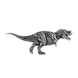 Chad Silver Tyrannosaurus Dissected 2022 - Antiqued Finished - 3 oz