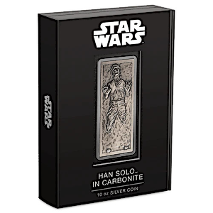 2022 10 oz Niue Han Solo in Carbonite Silver Bar