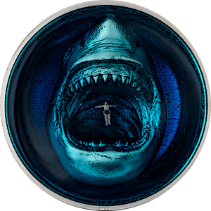 2024 2 oz Palau Phobias: Thalassophobia Colourized Proof Silver Coin