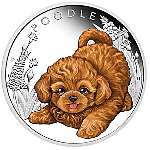2018 1/2 oz Australia Silver Poodle Coin