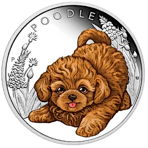 2018 1/2 oz Australia Silver Poodle Coin
