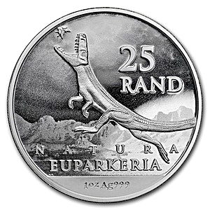 2019 1 oz South African Natura Archosaur Silver Coin