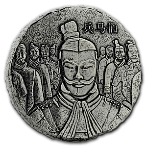 2018 5 oz Fiji Terracotta Army Silver Coin