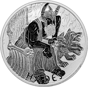 2021 5 oz Tuvalu Gods Of Olympus 