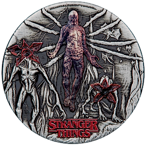 2026 2 oz Tuvalu Stanger Things - Villains Antiqued Silver Coin