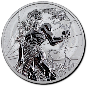 2021 5 oz Tuvalu Gods Of Olympus 