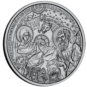 1 oz Scottsdale Mint The Bethlehem Nativity Silver Round