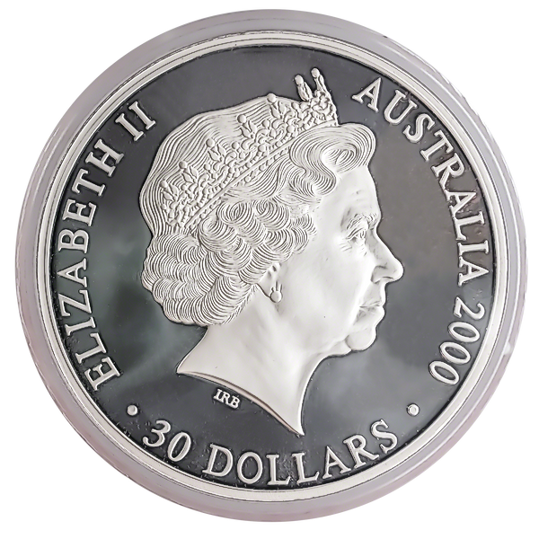 2000 1 Kilogram Australian Silver Olympics Bullion Coin