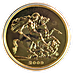 2009 36.62 Gram United Kingdom Five Pound Gold Coin - Brilliant Uncirculated thumbnail