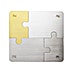 Degussa Fine Metal Puzzle - 4 piece set  thumbnail