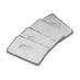 4 x 10 oz Degussa Silver Poker Cards thumbnail