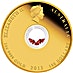 2013 1 oz Australian Treasures of the World Gold Coin - Garnet thumbnail