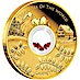 2013 1 oz Australian Treasures of the World Gold Coin - Garnet thumbnail