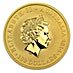 2014 1 oz Australian Gold Kangaroo Nugget Bullion Coin - 25th Anniversary Edition thumbnail