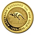 2014 1 oz Australian Gold Kangaroo Nugget Bullion Coin - 25th Anniversary Edition thumbnail